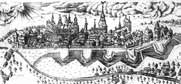Güstrower Stadtansicht aus dem Jahr 1726